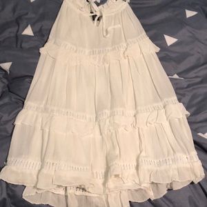 Rue21 White Tiered Dress, S